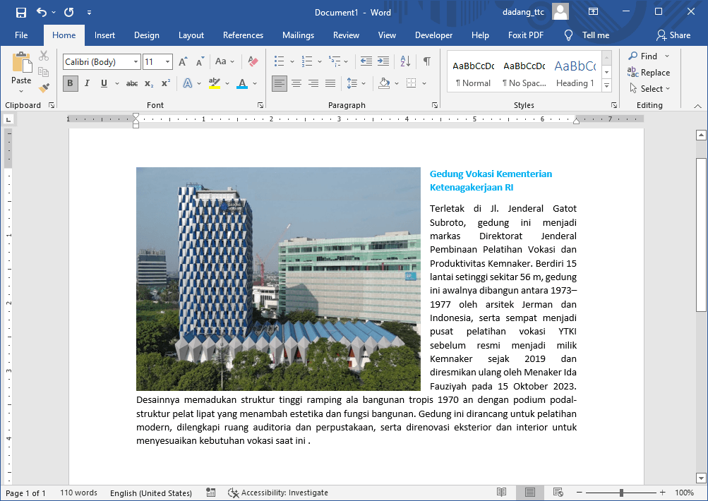 hasil insert picture wrap