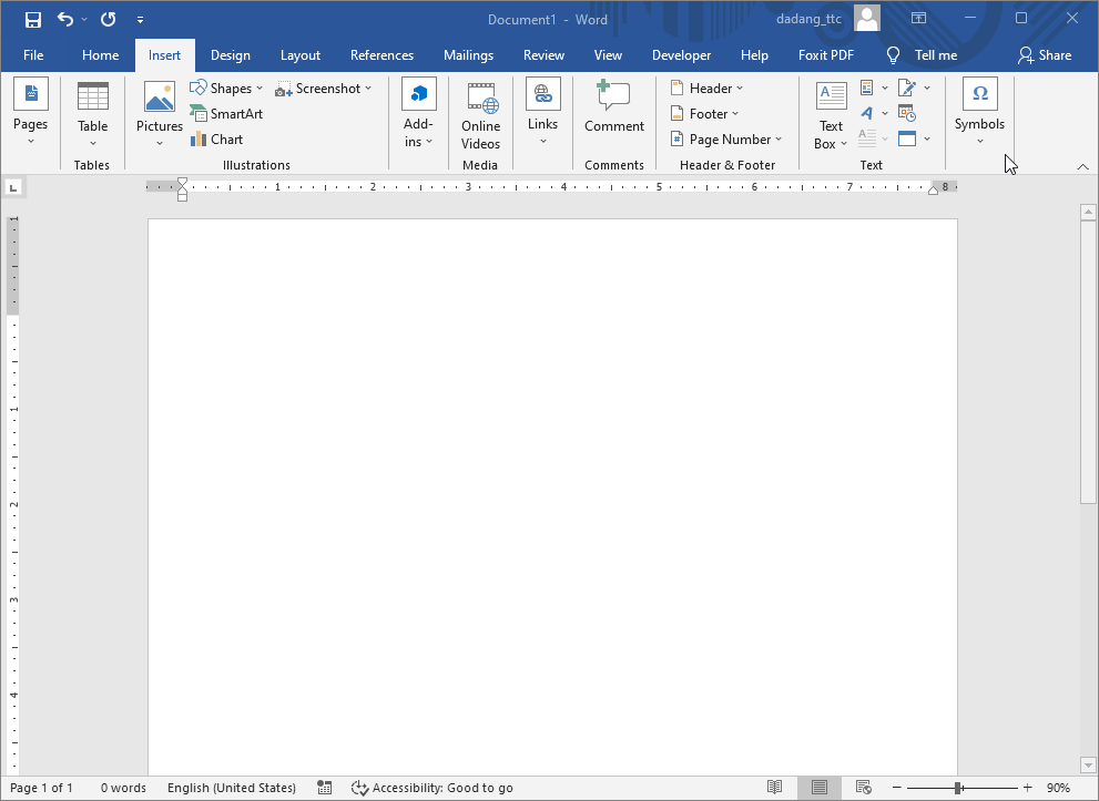 Daftar simbol populer di Word