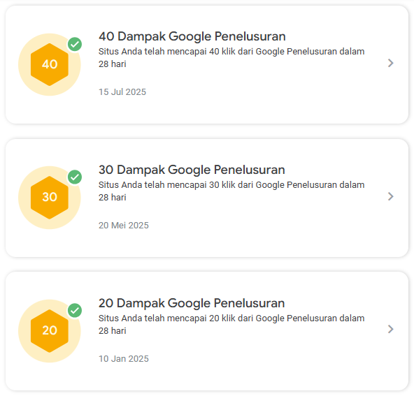 TTC SEO Achievement Chart Jan - Jun