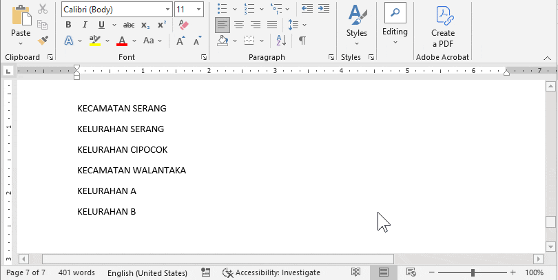 Membuat Heading 2 dan 3