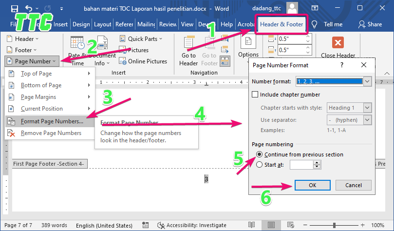 Continue from previous
