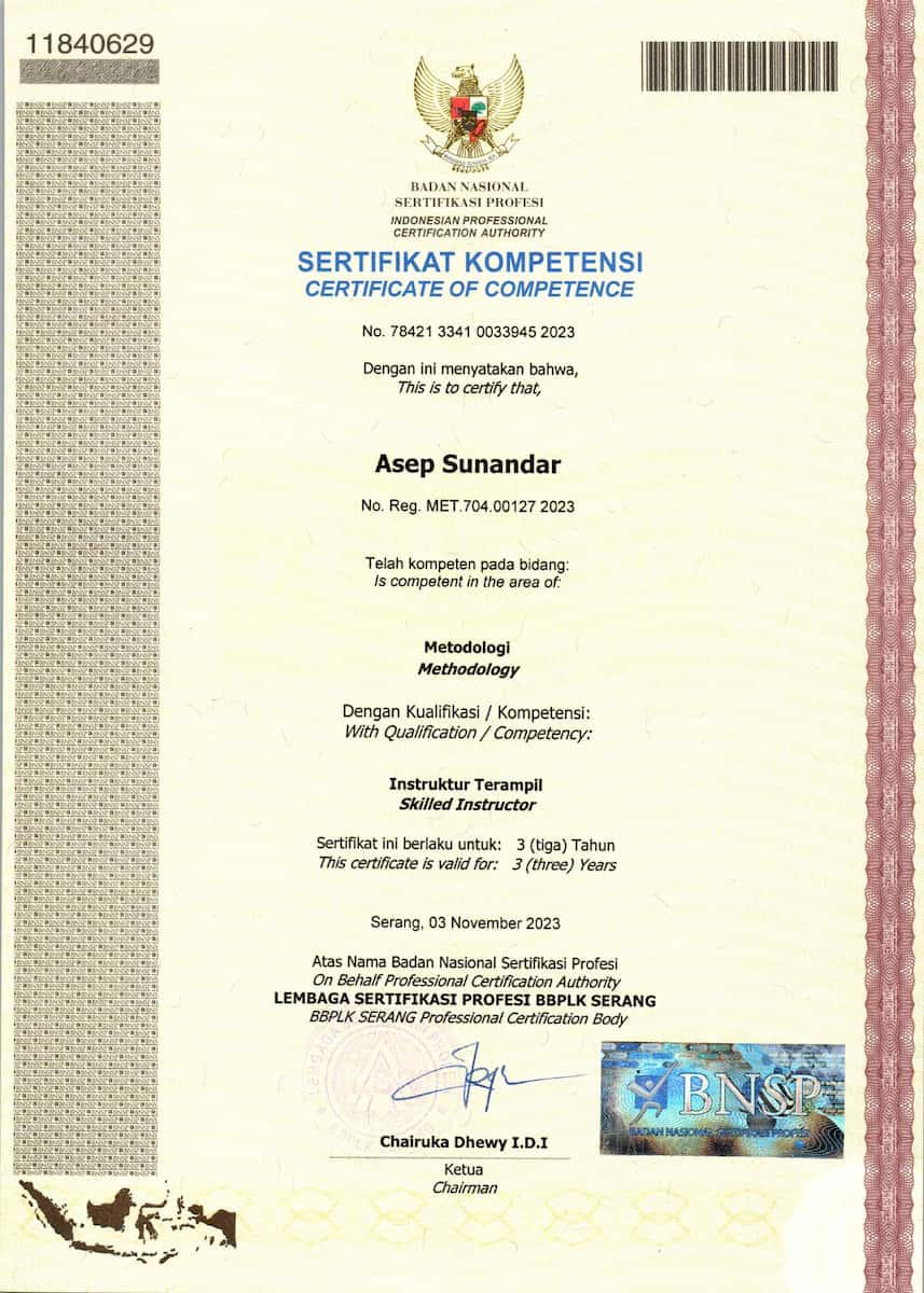 Sertifikat Komptensi Metodology