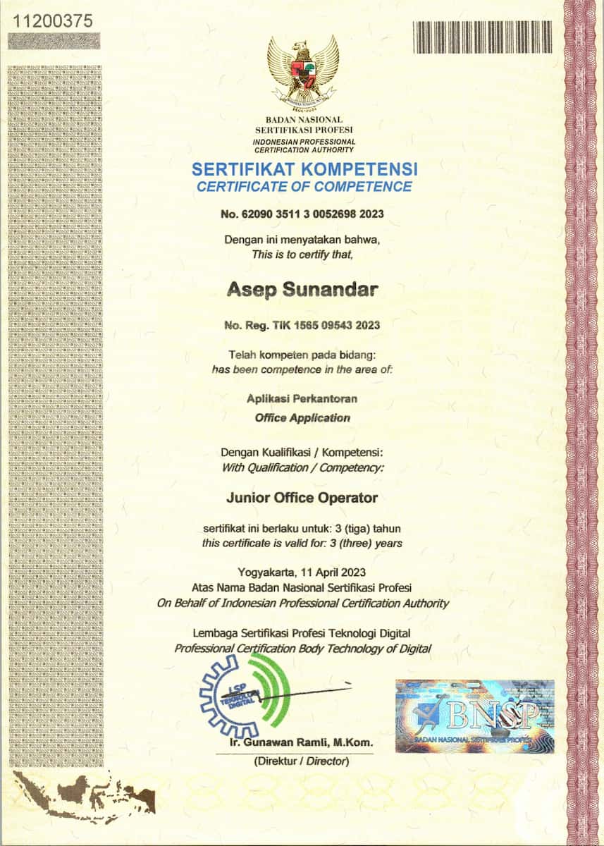 Junior Office Operator