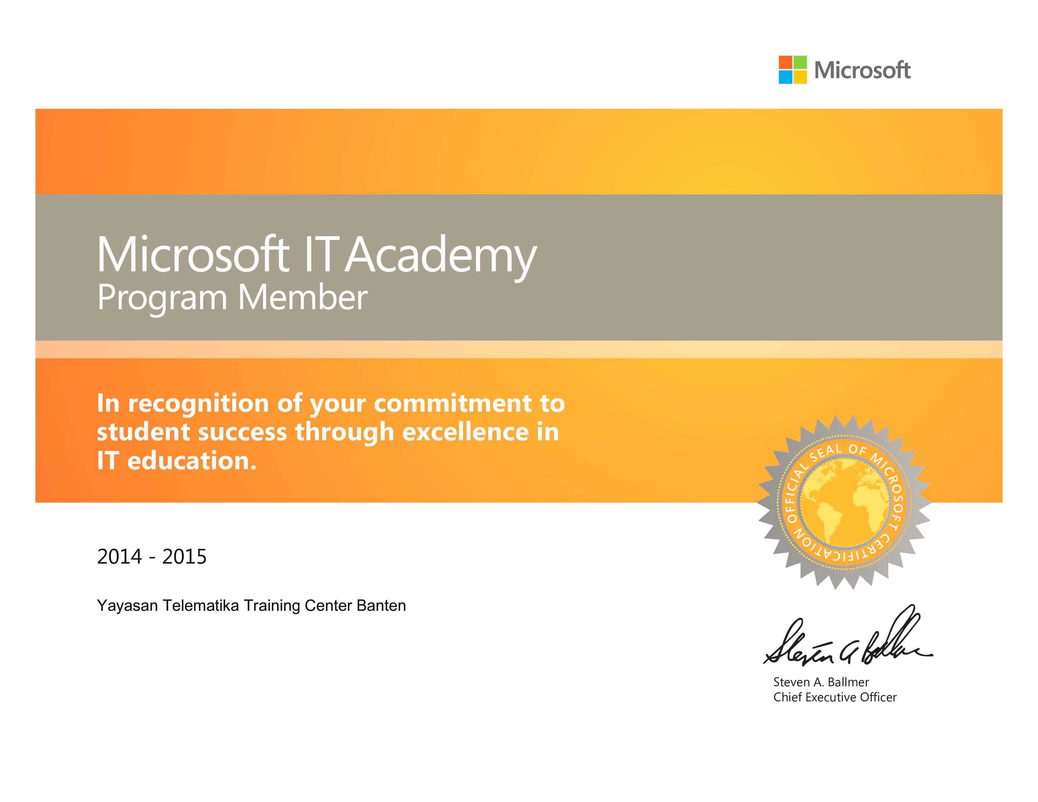 Microsoft IT Academy