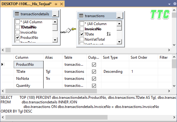 Ilustrasi View dalam SQL
